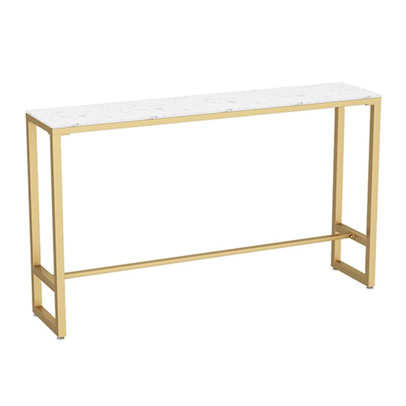 Faux Marble Bar Stool and Table Set 1/4 Pieces Counter Height Set