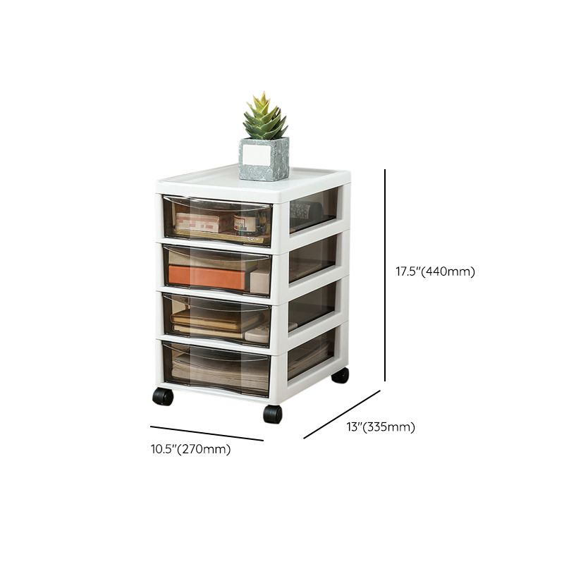 Modern Acrylic File Cabinet Plastic Acrylic File Cabinet with Wheels