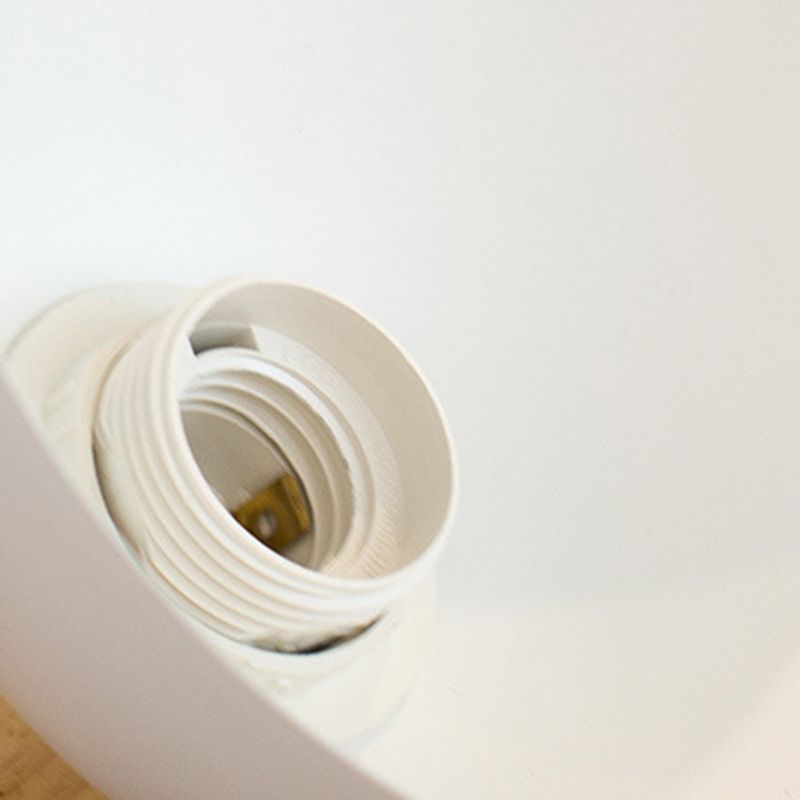 Dome Shape Wood Wall Light Modern Style 1 Light Wall Light Sconce