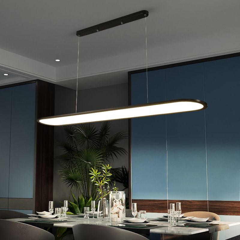 Noordse moderne LED Island Licht metalen hanglamp Lichtarmatuur voor eetkamer