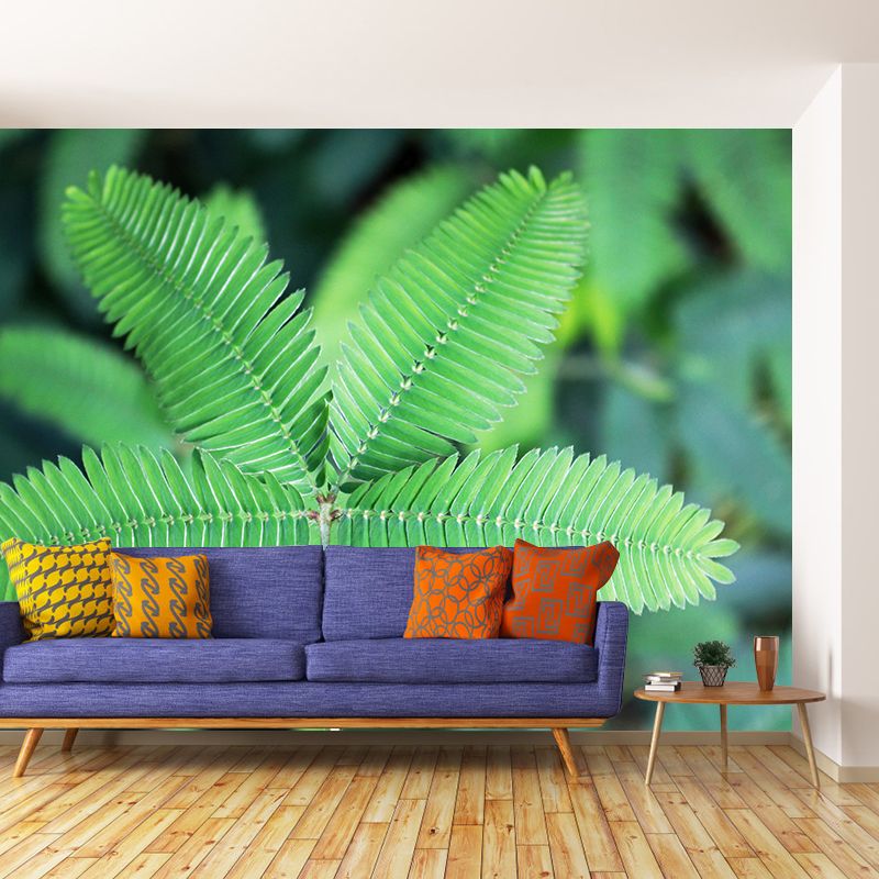 Exquisite Wall Mural Tropical Plant Leaf Print Sitting Room Wall Mural