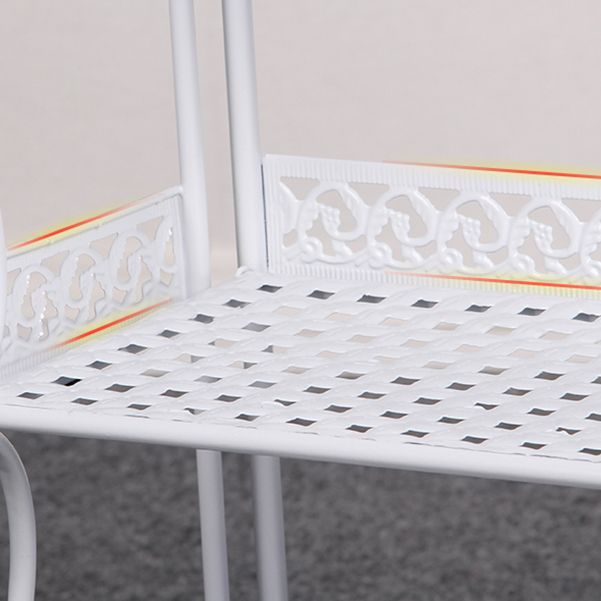 Metal Standard Bookcase Contemporary Open Back Bookshelf with Shelves