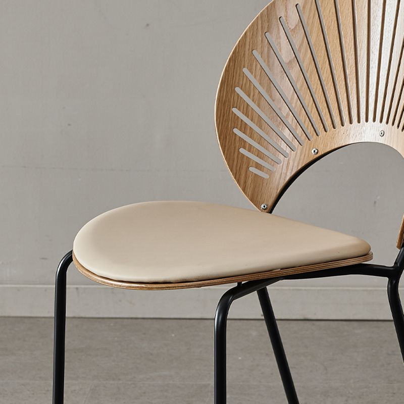 Manufactured Wood Dining Chair Contemporary Armless Home Side Chair