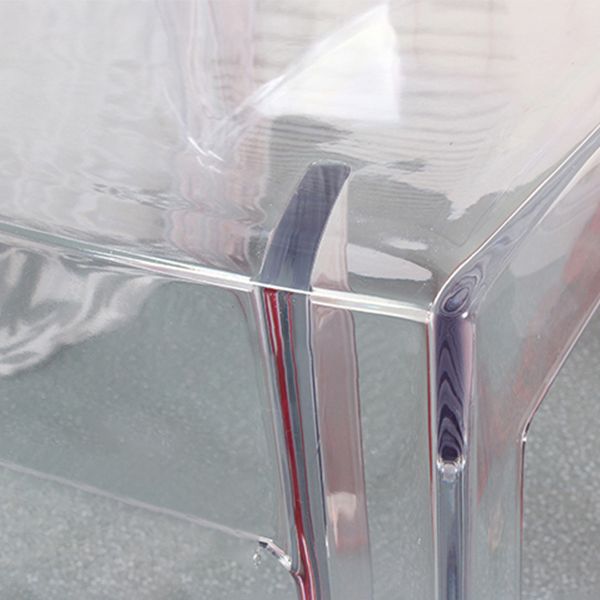 Ensemble de chaises en plastique de style scandinave, chaises de cuisine à manger et dos ouvert