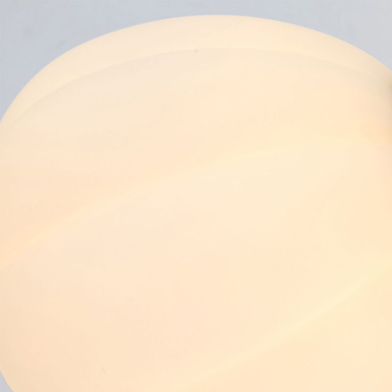 Modern Metal Wall Sconce 1 Light Wall Light with Glass Shade for Bedroom