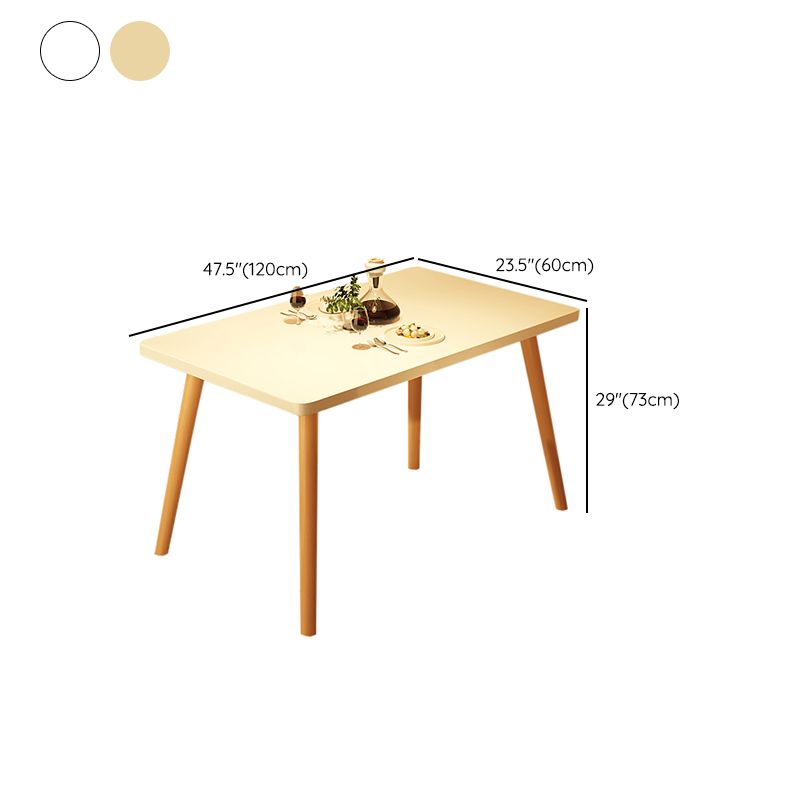 Modern Table Tripod Base Dining Table for Kitchen Dining Room