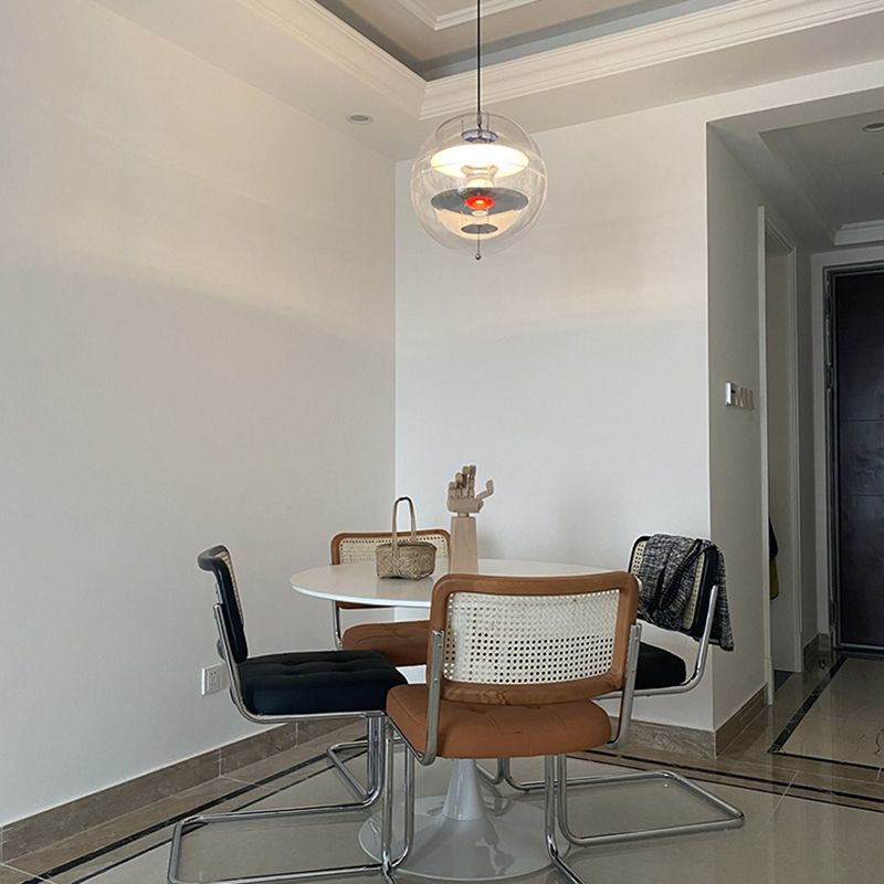 Lumière suspendue contemporaine Clear acrylique Shade Pending Lighting