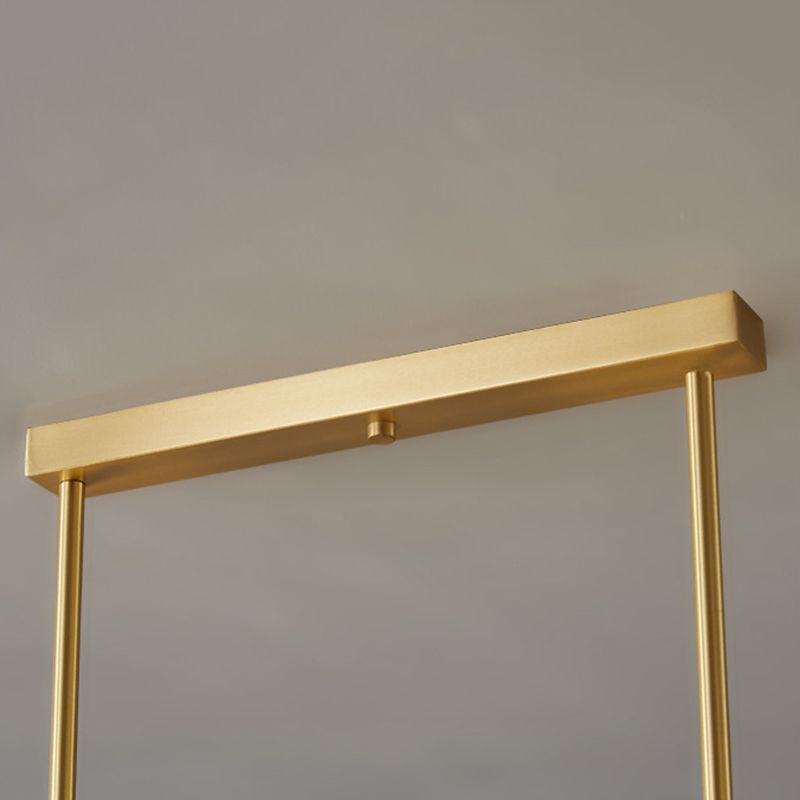 Luce a 8 luci di vetro isola in stile moderno in stile creativo a sospensione a sospensione per sala da pranzo