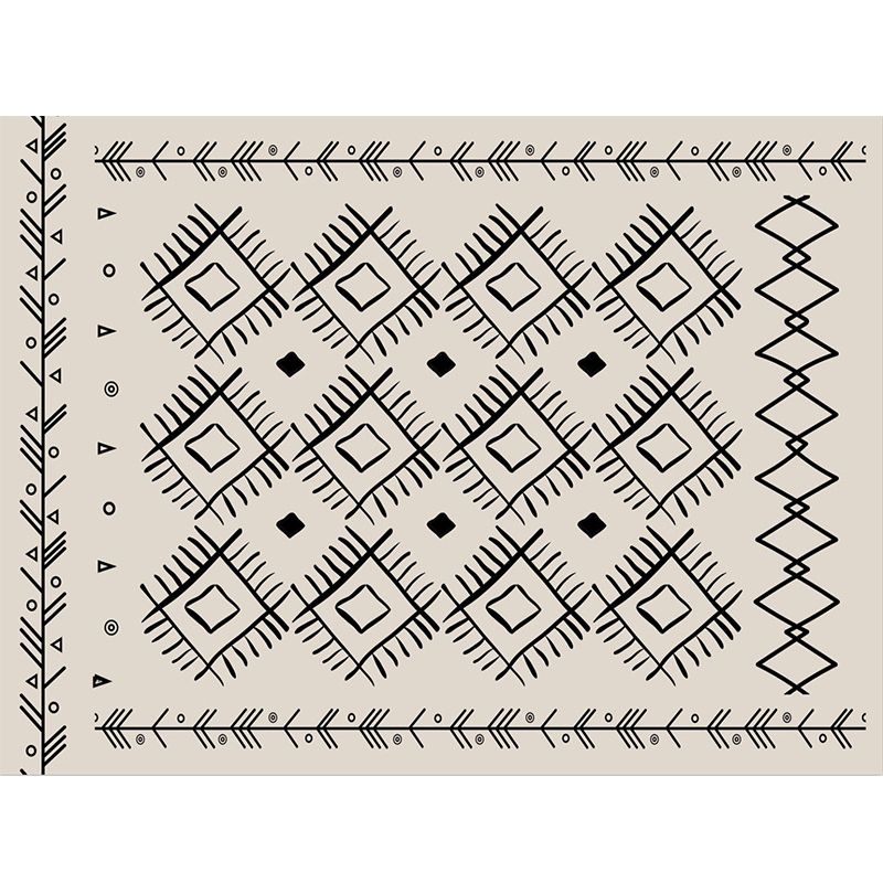 Tappeto marocchino a più color geometria di cotone moquette per dispositivi per animali domestici per arredamento per la casa