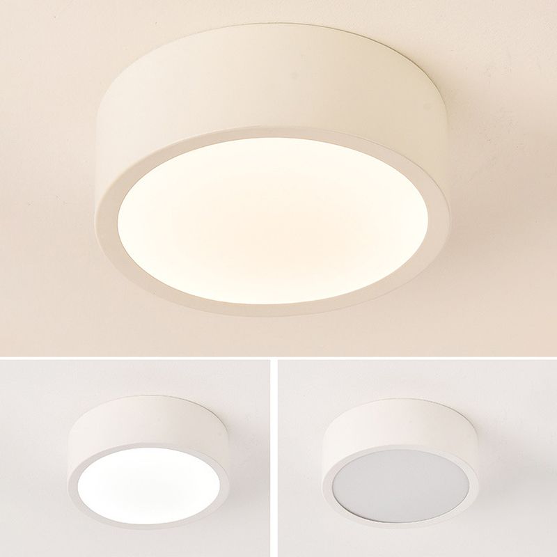 Lámpara de techo LED de simplicidad con sombra de acrílico, accesorios de iluminación LED para pasillo de estilo contemporáneo
