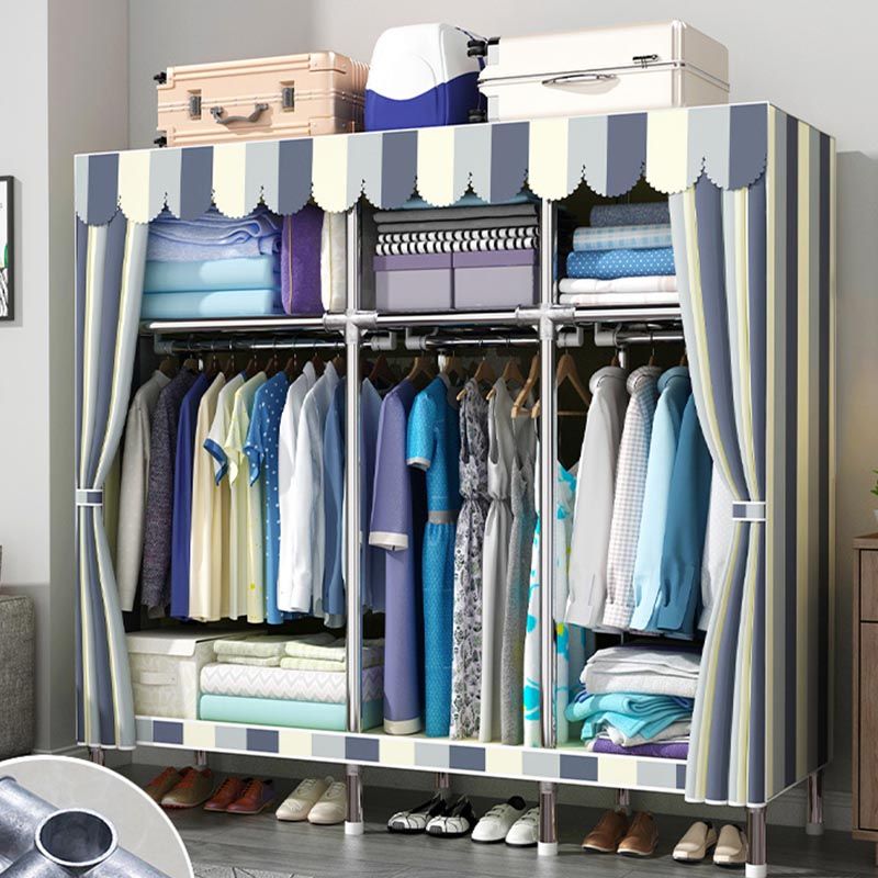 Contemporary Wardrobe Armoire Metal Wardrobe Closet for Bedroom