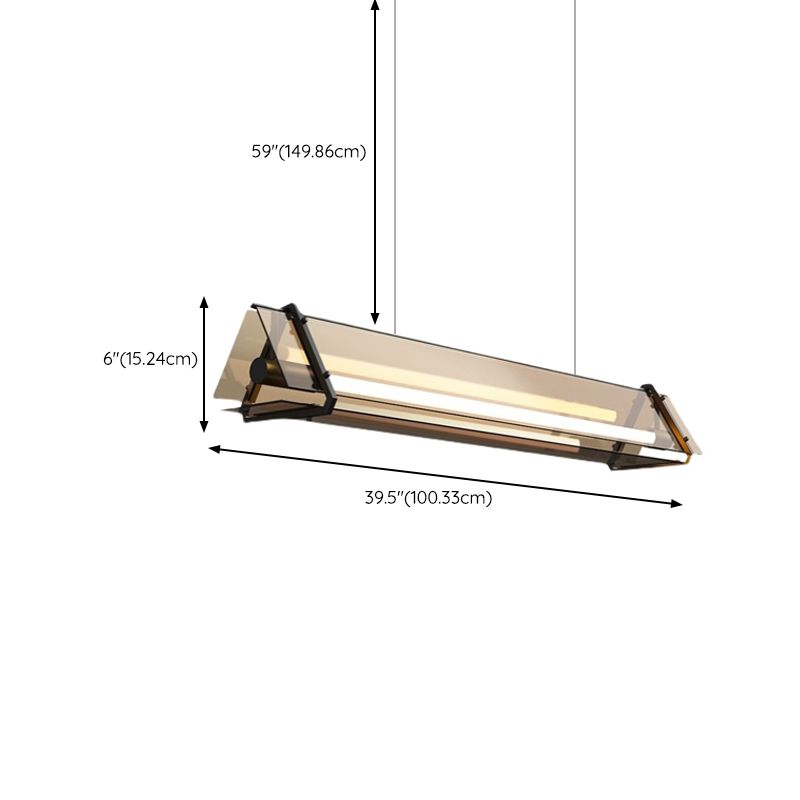 Glass Shade Hanging Island Lights Modern Island Lighting Ideas for Kitchen