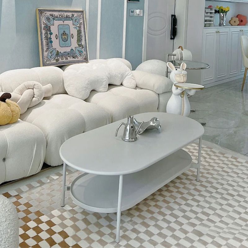 No Distressing Wood Coffee Table Set White Oval Coffee Table