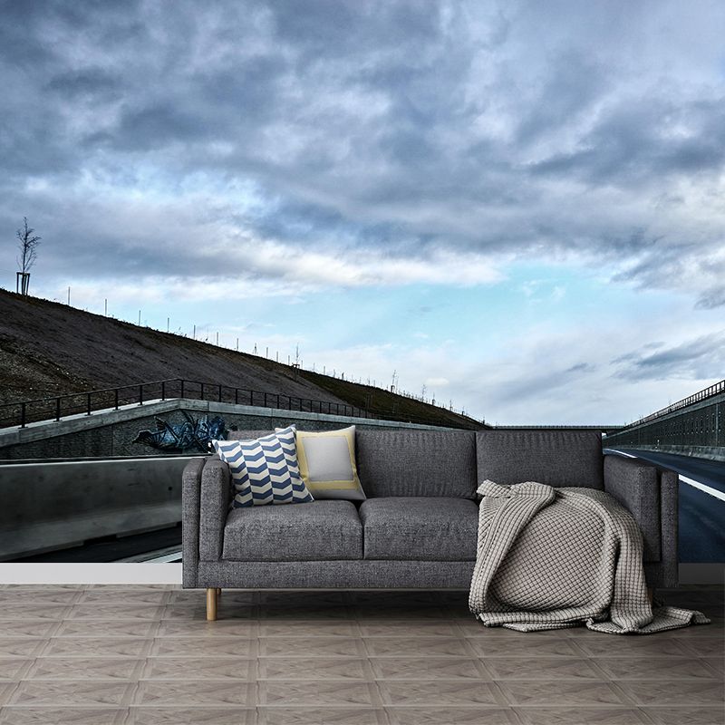 Bridge Mural Horizontal Photography Environment Friendly for Bedroom