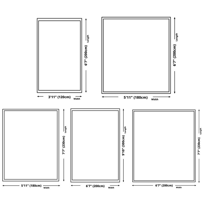 Creative Asymmetrical Triangle Pattern Rug Modern Stylish Polyester Rug Non-Slip Backing Washable Carpet for Home Decor