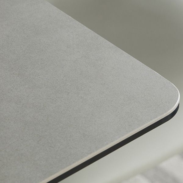 Contemporary Style 1/2/5 Pieces Dining Chairs Set Rectangle Stone Furniture in Gray