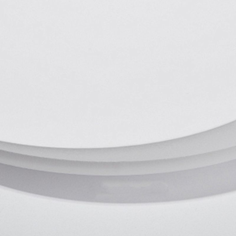 Runde Schatten Metall Wandleuchter moderner Stil Ein leichtem Lichtmontage Licht in Weiß