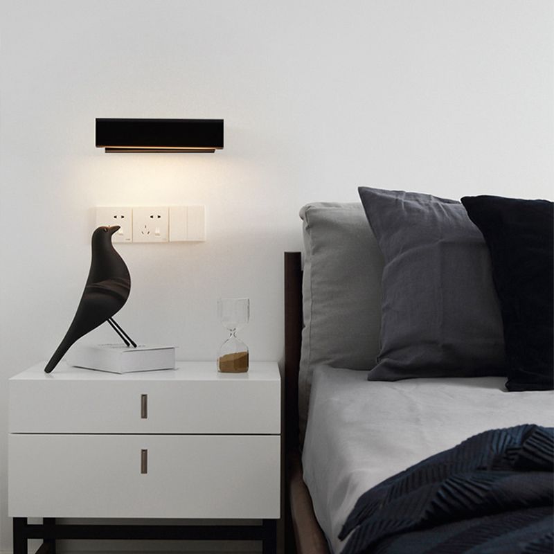 Modern Simple Wall Light Rectangle Shape Rotatable Wall Lamp for Living Room