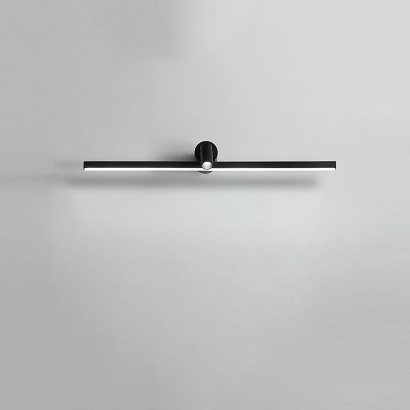 Metal Linear Vanity Lighting Simplicity LED Wall Sconce with Spotlight for Bathroom