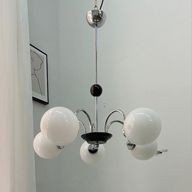Moderner künstlerischer Anhänger Light Glass Globe Kronleuchter für Wohnzimmer