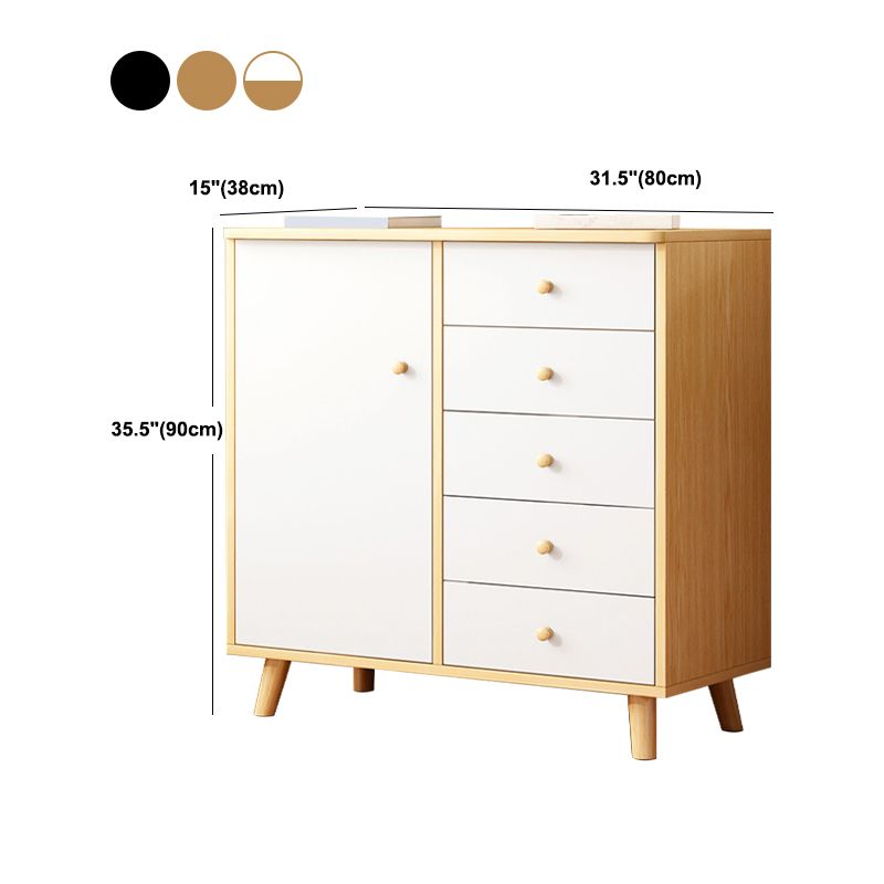 Contemporary Storage Chest Dresser Wooden Storage Chest for Bedroom