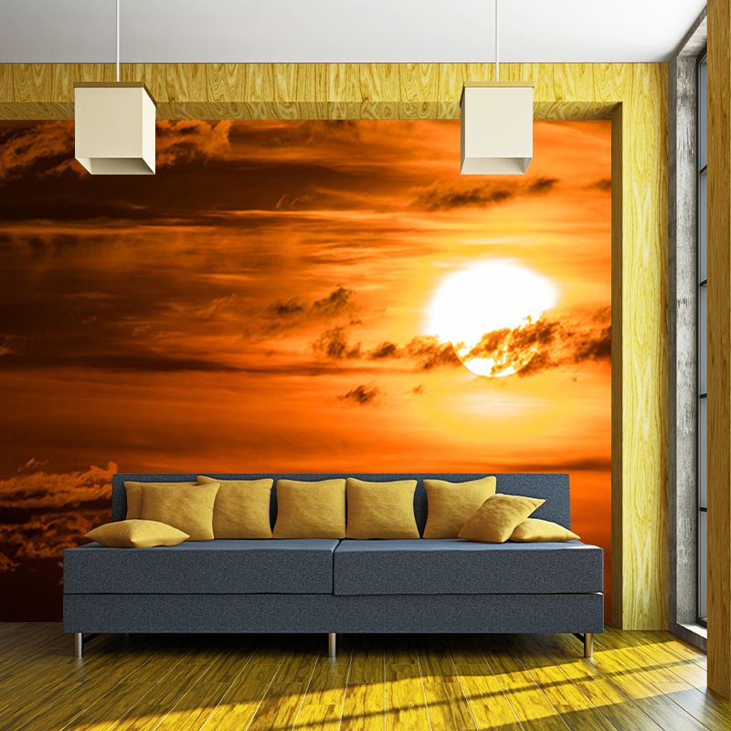 Mildew Resistant Wall Mural Wallpaper Sky Landscapes Pattern for Bedroom