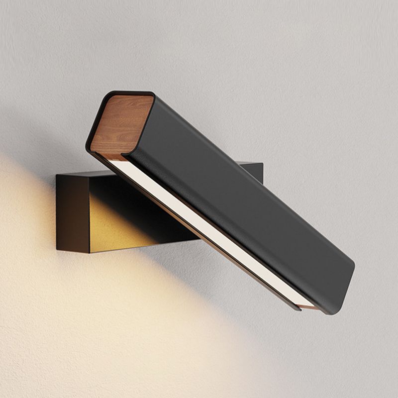 Single White/Black Modernism Wall Mounted Sconce LED Wall Light for Bedroom