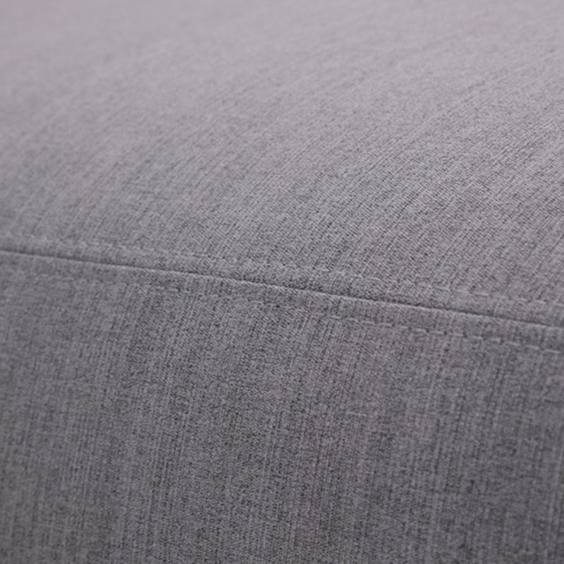 Gray Fabric 5-seater Sectional 26.37" H Square Arm Sectional