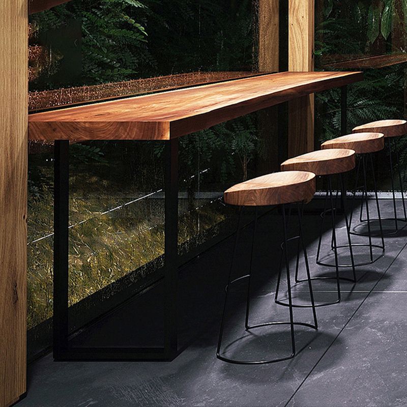 1/2/5 Pieces Bar Set with Backless Stools Metal Glam Pub Table Set for Small Places