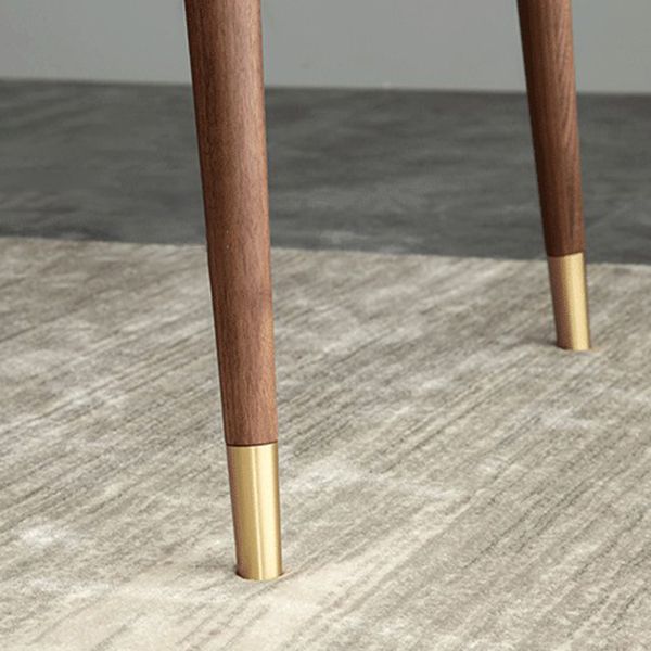 Luxury Pine Wood Table for Restaurant Rectangle Dining Table in Brown with 4 Legs