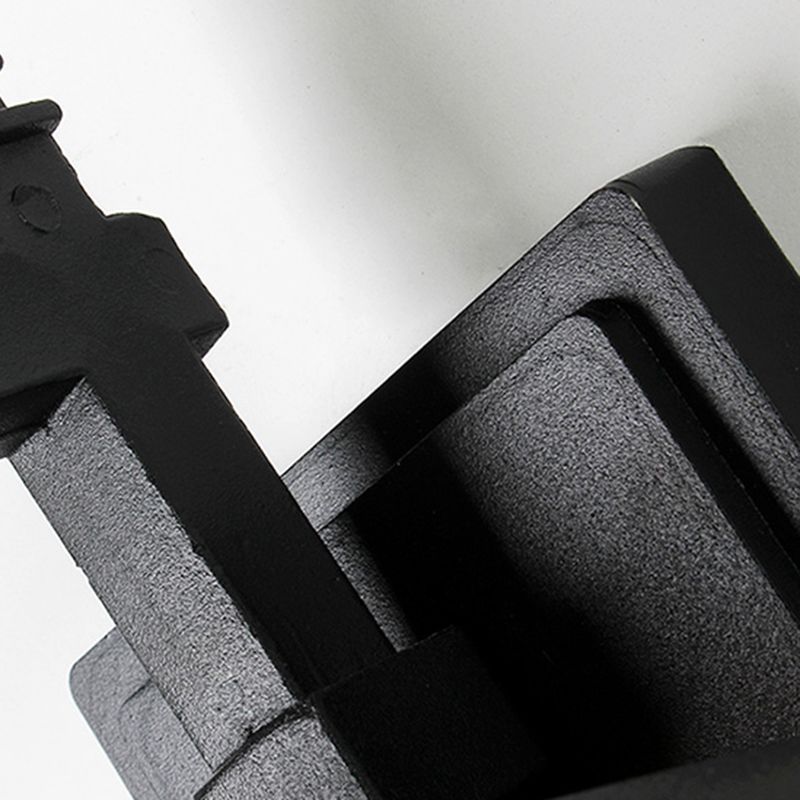 Squared Glass Wall Mount Lamp 1-Light Vintage Wall Lighting Fixture for Balcony