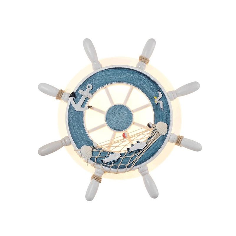 Monte a parete ombreggiata Light Kids Kids Acrilic Accasionismo Apparecchiatura da parete LED in bianco