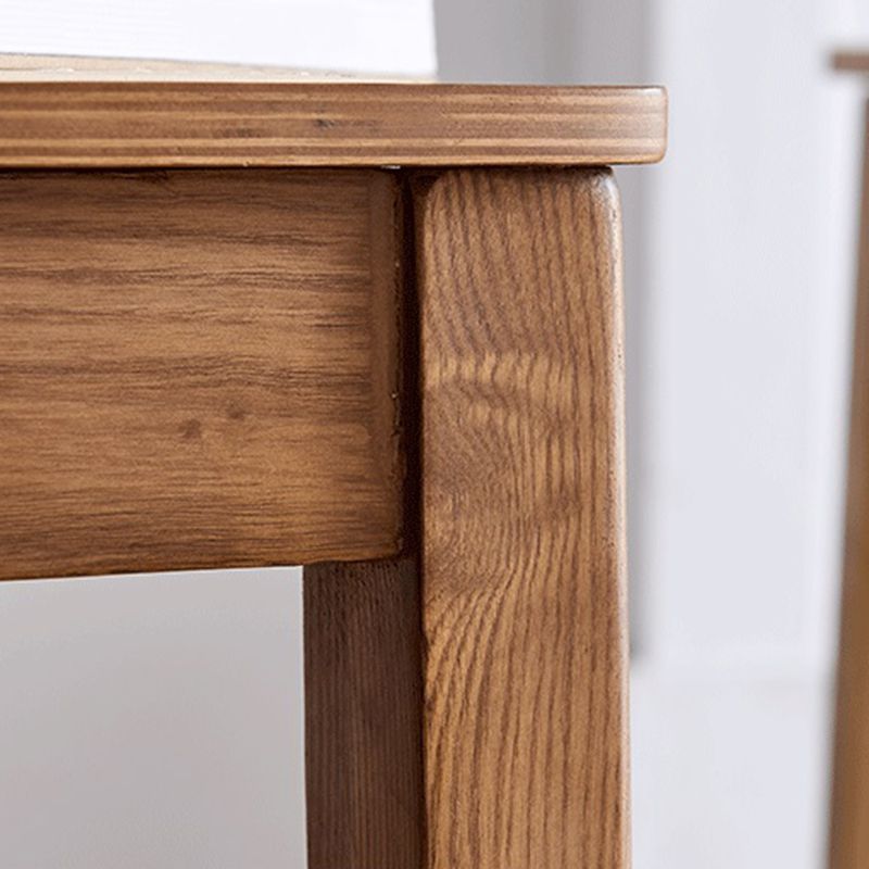 Taburete de bar de estilo tropical de 30 pulgadas, taburete de bar con base de madera y 4 patas para sala de estar