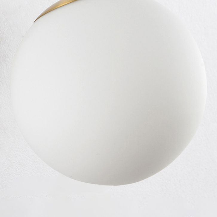 Modern 1 Light Wall Lamp Glass Wall Vanity Lights for Powder Room