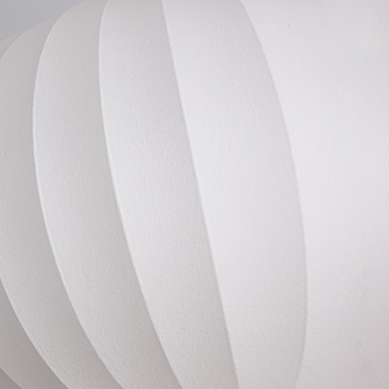 Minimalistischer Stil hängend hängendes leichte Kit weiße Laterne hängende Deckenleuchte mit Stofffarben