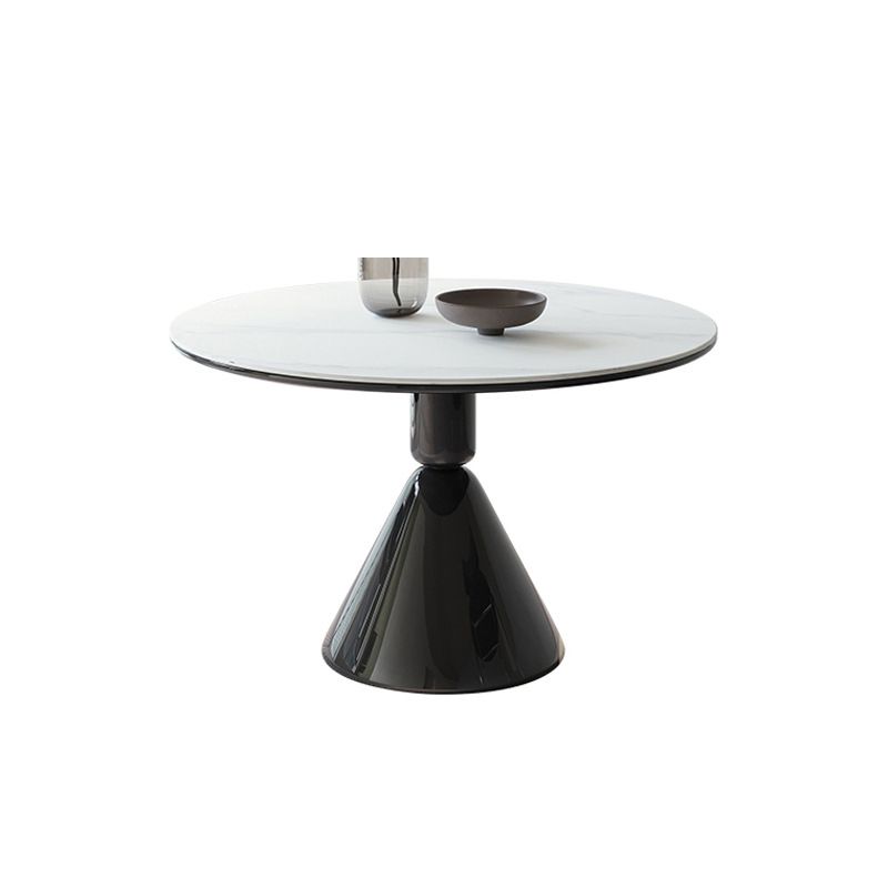 Contemporary Dining Room Dinner Table Round Pedestal Dining Table