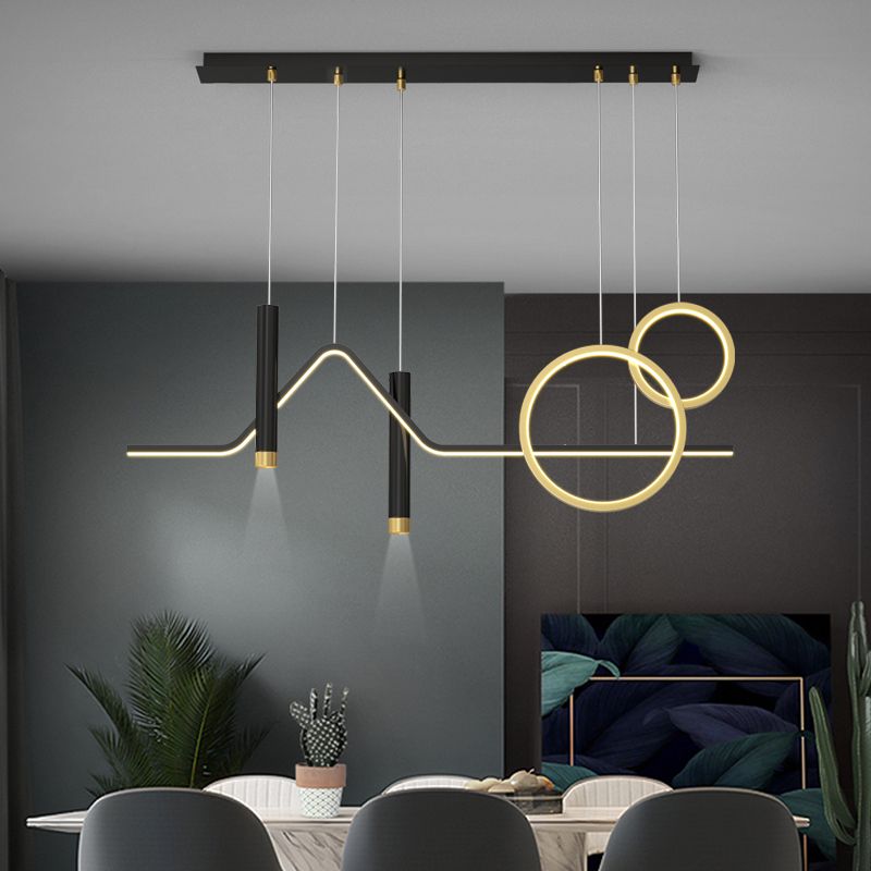 Moderne LED -Island Leichte LED LED Hanging Lampenvorrichtung für Esszimmer