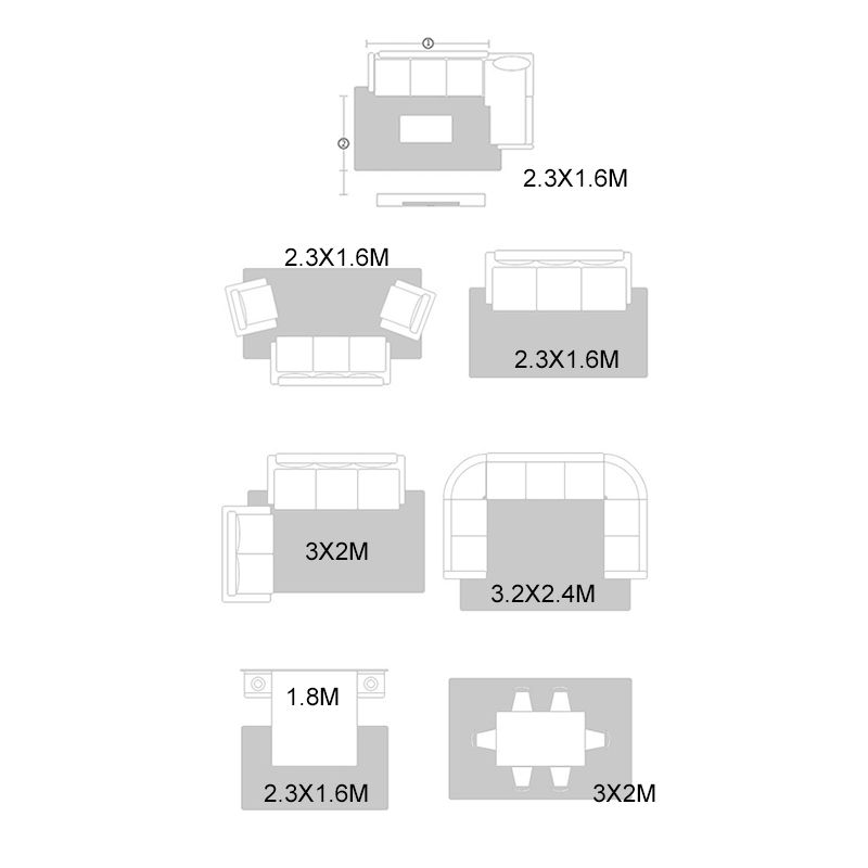 Black Modern Rug Polyester Striped Area Rug Non-Slip Backing Rug for Living Room