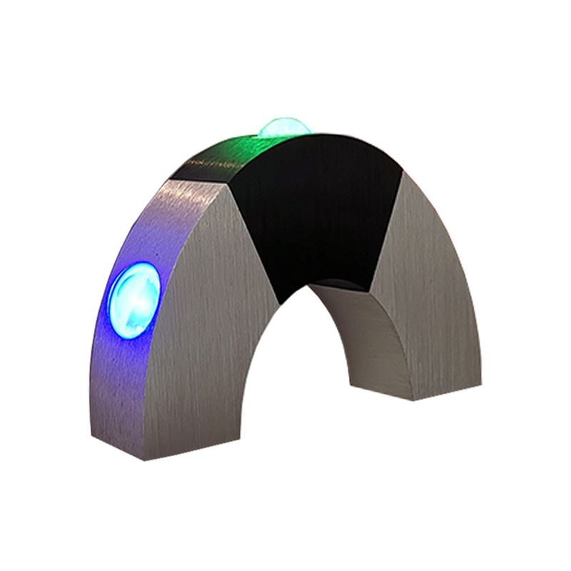 ARCH NEGRO Y SILLACE LUZ PEQUEÑA Simplicidad de aluminio RGB Color LED Disponse de iluminación de LED