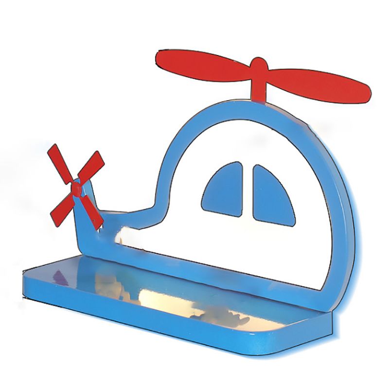 Stile per bambini a forma unica muro di metallo 1 luce da parete leggera luce