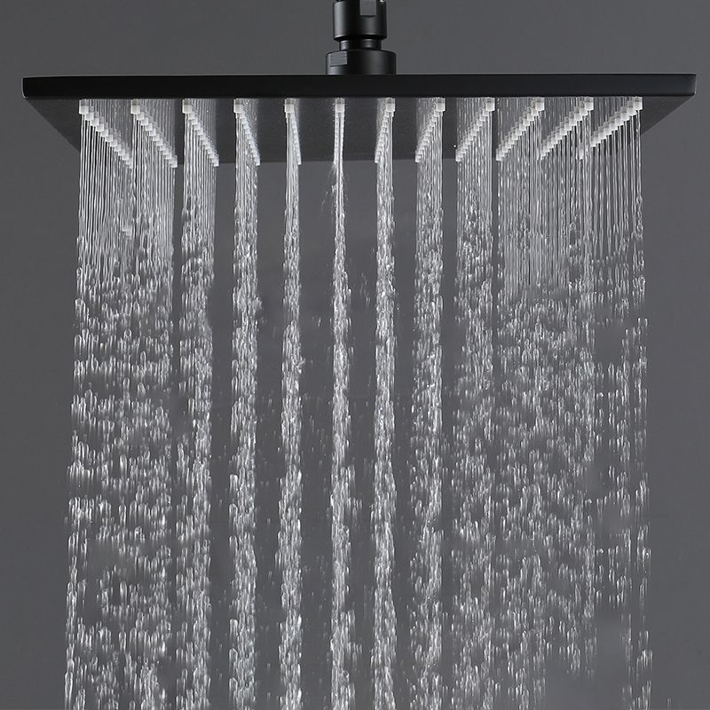 Modern Style Copper Shower System Spot Resist Ceiling Mounted Shower System