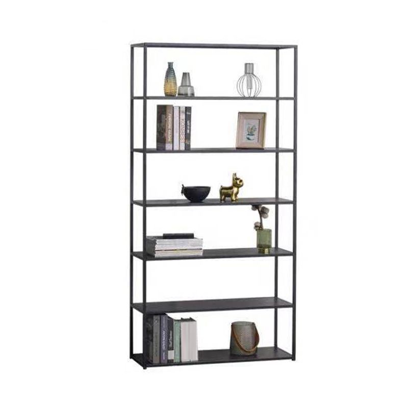 Industrial Style 5-Shelf Bookshelf Open Shelf Bookcase for Home Office