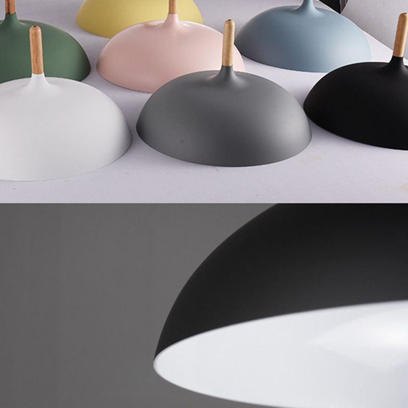 Nordic Hanging Light Colorful Metal Pendent Lighting Fixture for Sitting Room