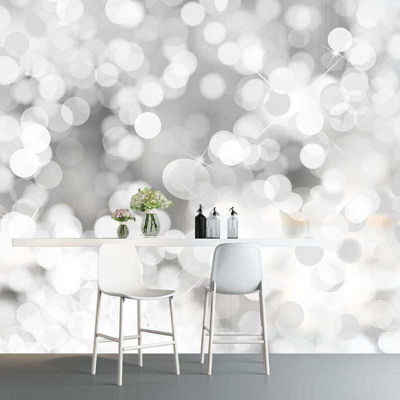 Contemporary Moisture Resistant Bokeh Mural Wall Covering for Bedroom Home Decor