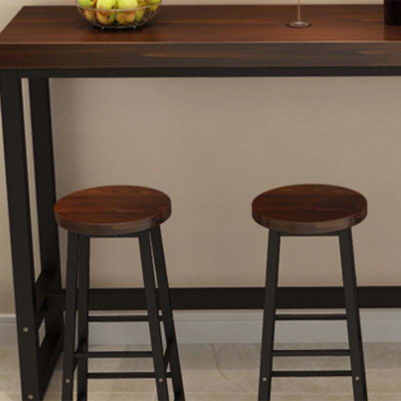 Armless Counter Height Stools with Footrest, Contemporary for Bristol