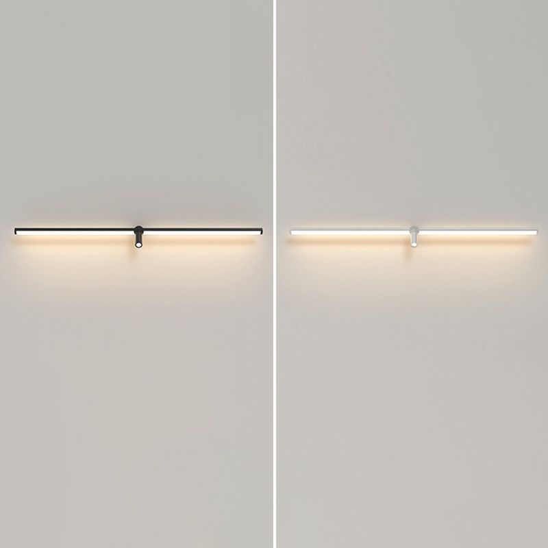 Moderne minimalistische stijl lineaire ijdelheid muur verlichting armaturen metaal 2 lichten ijdelheid lamp voor woonkamer