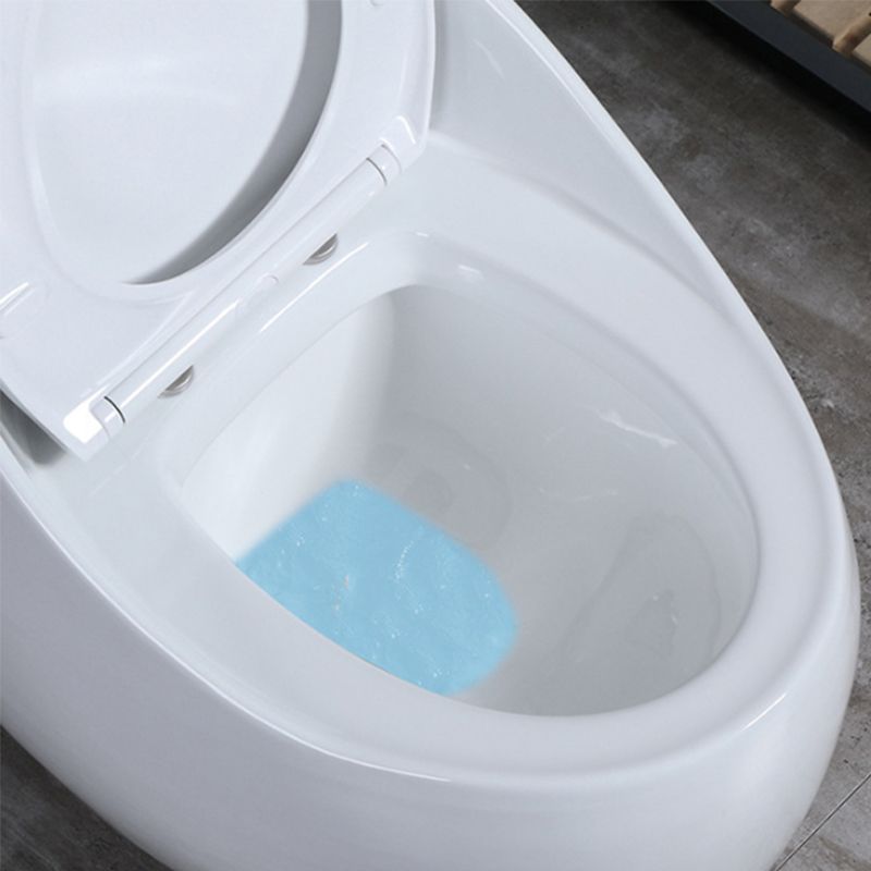 Contemporary 1 Piece Flush Toilet Floor Mounted Toilet Bowl for Bathroom
