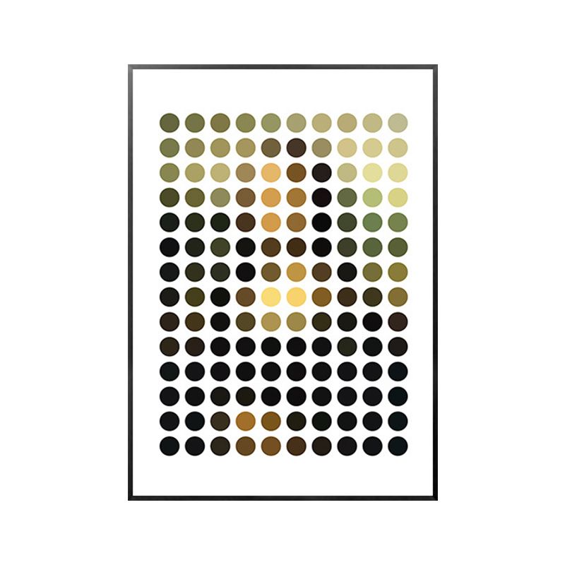 Textured Geometry Wall Art Print Nordic Style Canvas for Dorm Room, Multiple Sizes