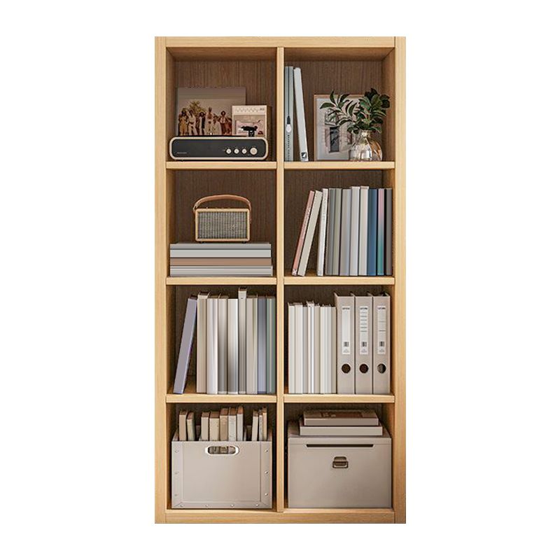 11.81"W Bookshelf Closed Back Scandinavian Style Bookcase for Home and Office