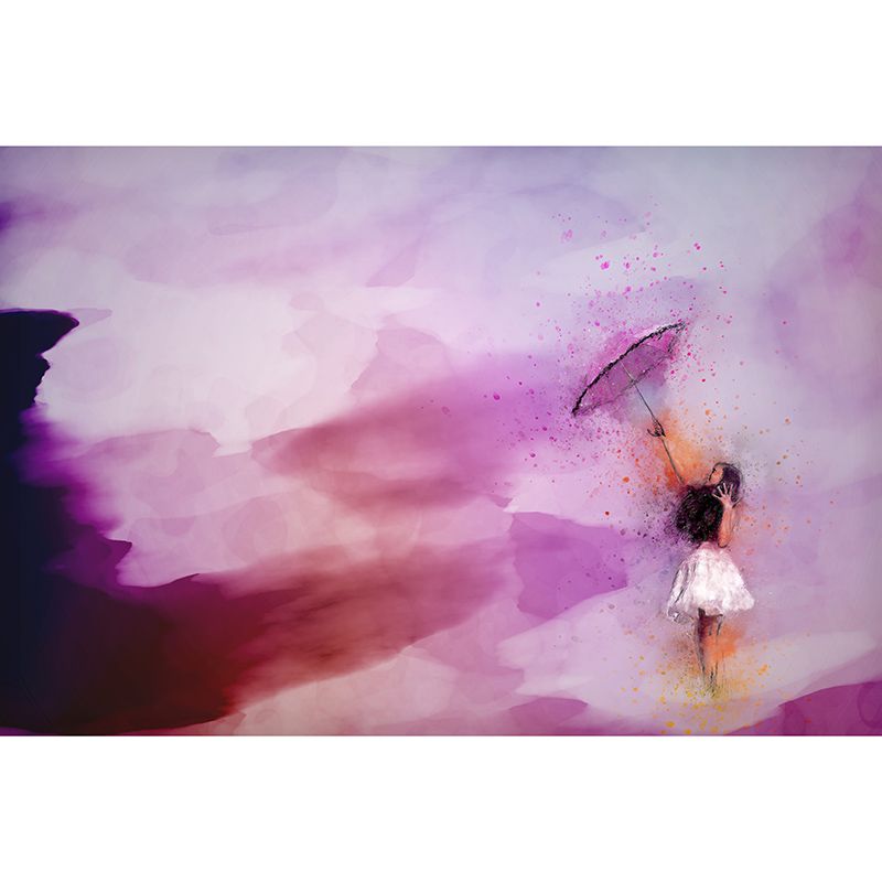 Illustration Wall Mural Classic Stain Resistant Art Painting Wall Mural